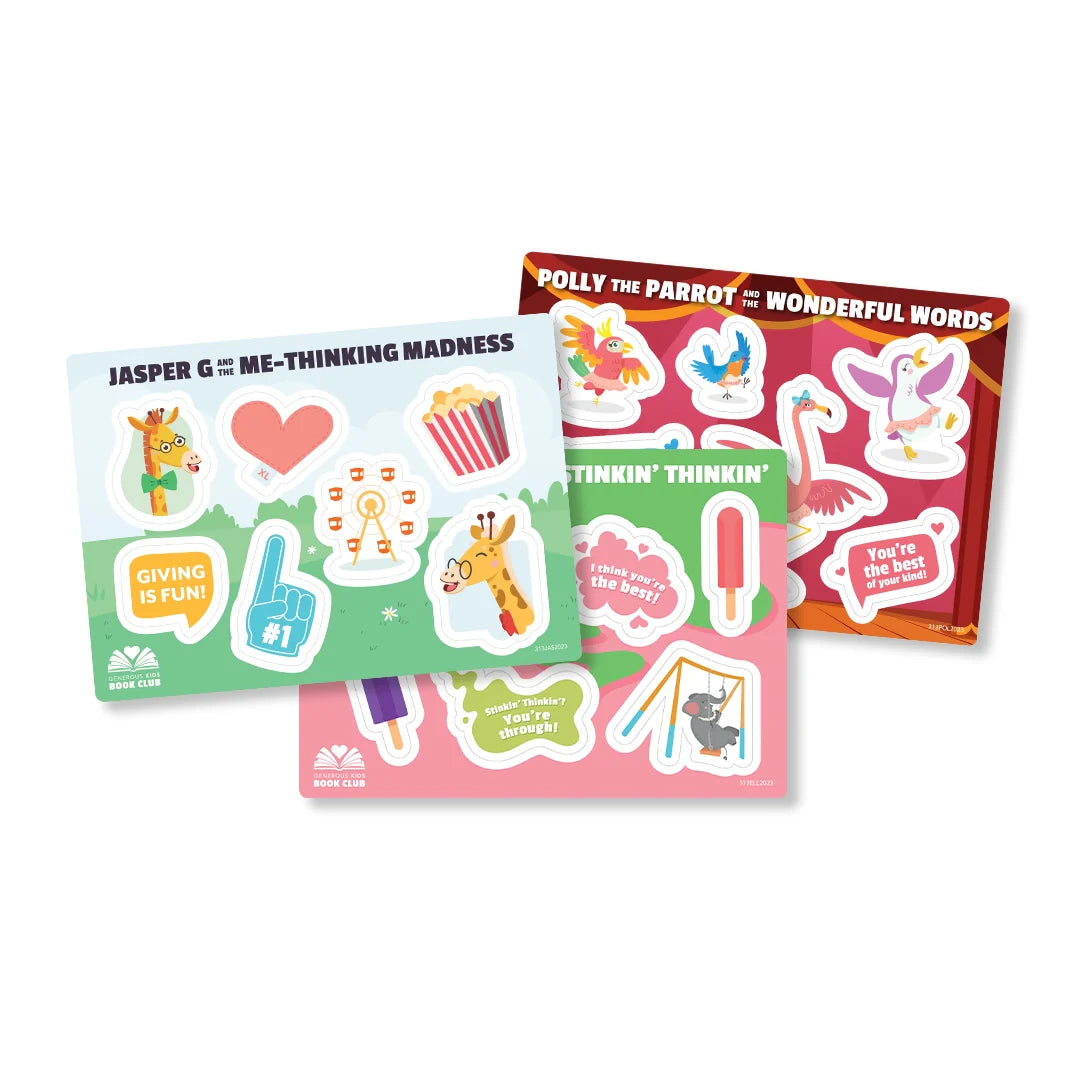 Generous Kids 3-Book Bundle With Activity Book
