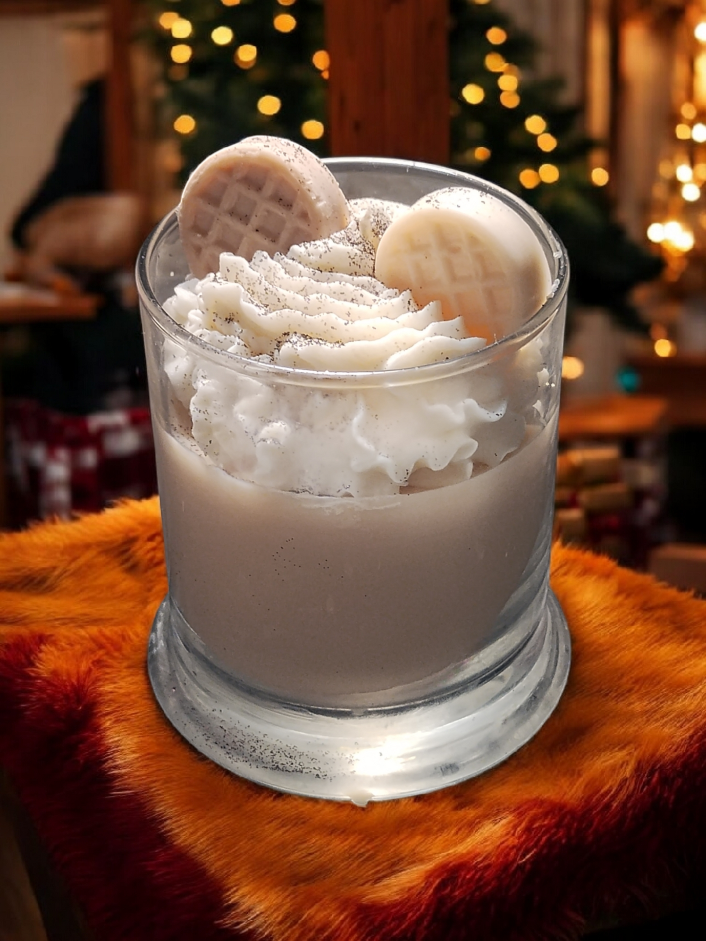 Christmas Snickerdoodle Waffles