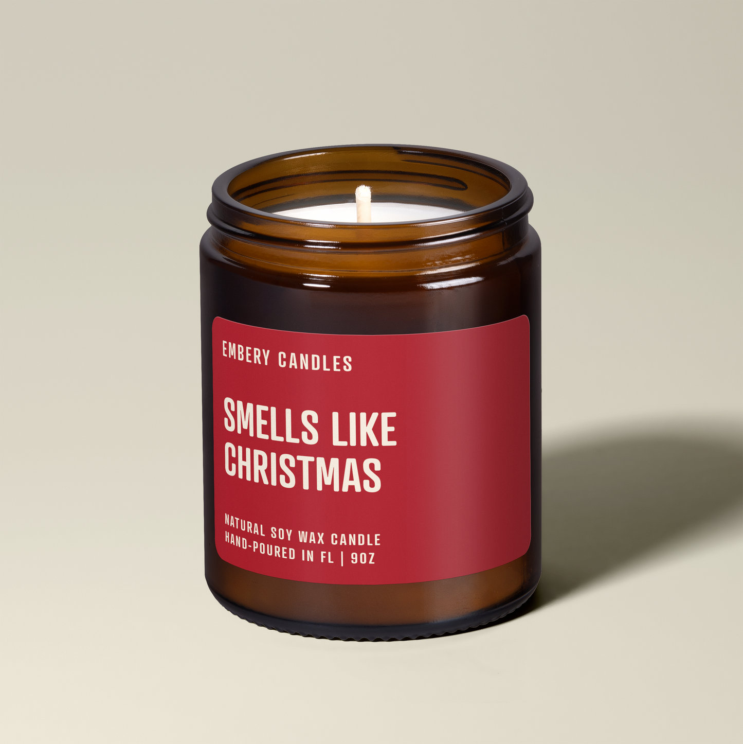 Smells Like Christmas Soy Wax Scented Candle