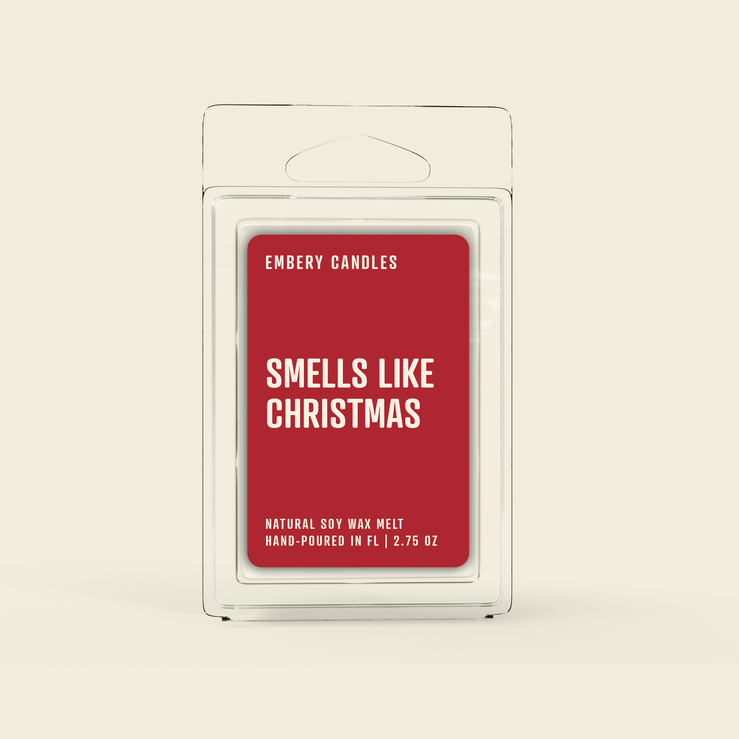 Smells Like Christmas Soy Wax Scented Candle