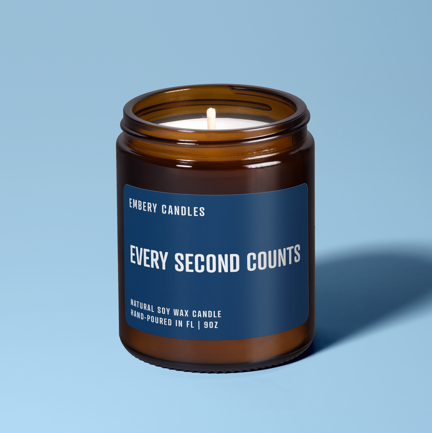 Every Second Counts Soy Wax Scented Candle
