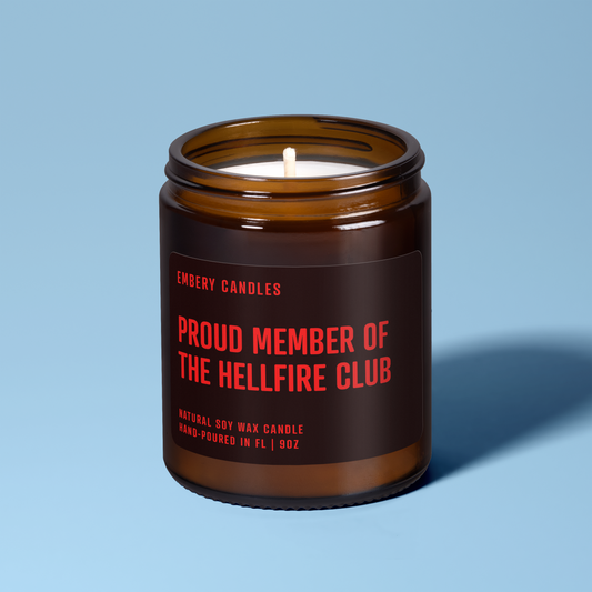 Proud Member of the Hellfire Club Soy Wax Scented Candle