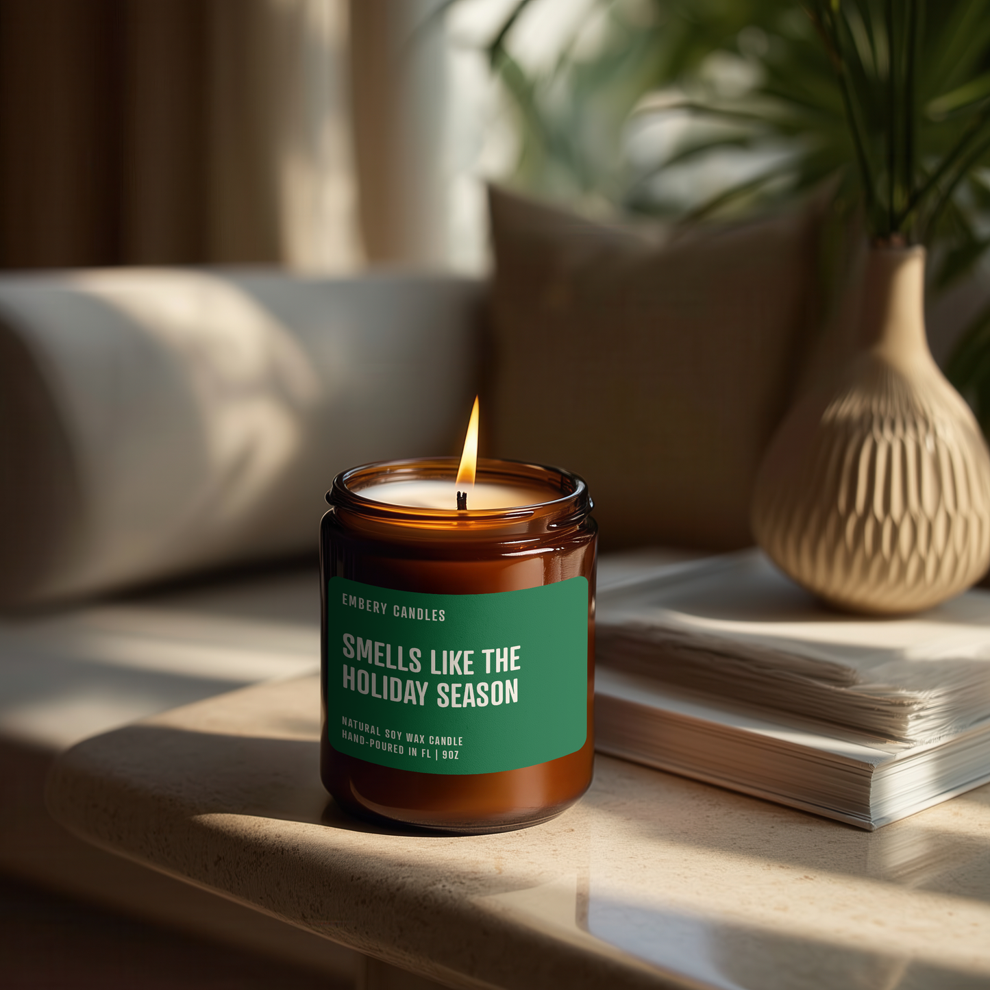 Smells Like the Holiday Season Soy Wax Scented Candle