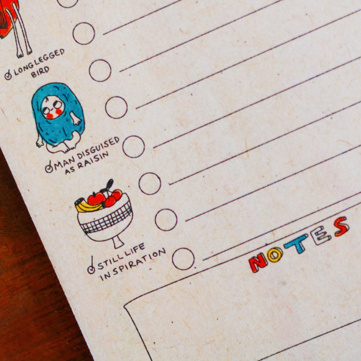 Things We Need - Artisanal Notepad