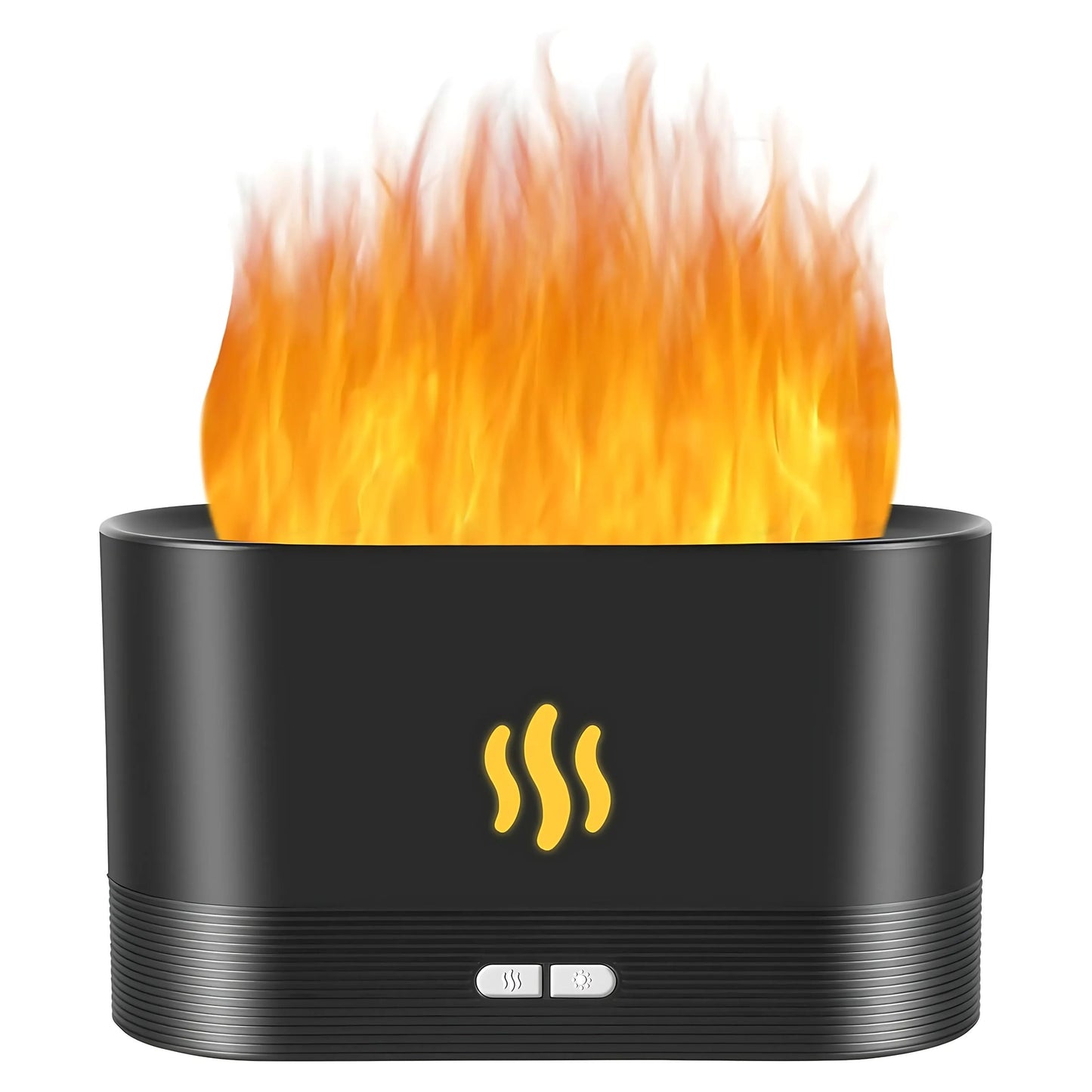 USB Essential Oil Diffuser – Ultrasonic Flame Humidifier with LED Flame Lights, Aroma Diffuser for Home