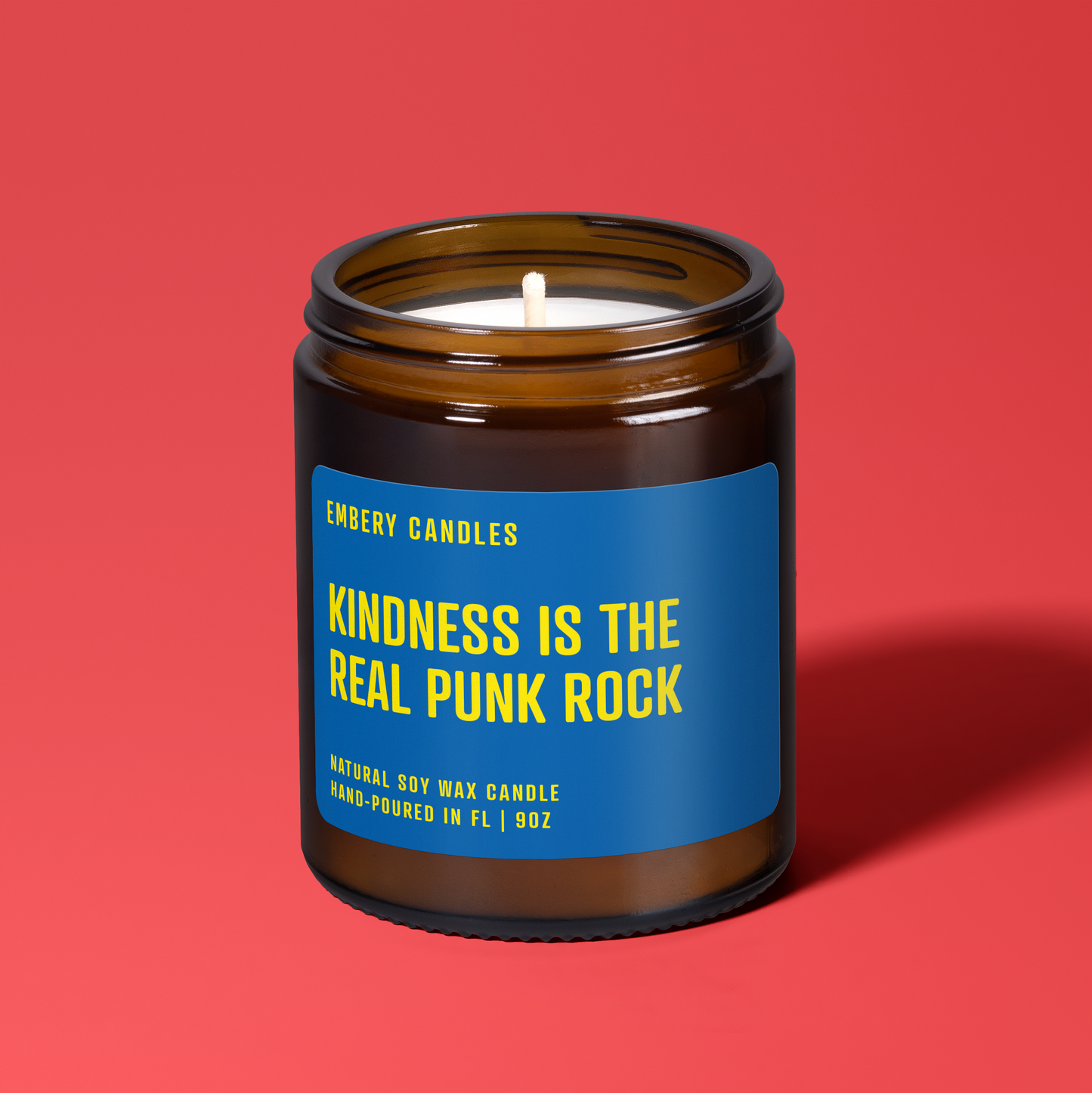 Kindness Is the Real Punk Rock | Soy Wax Scented Candle