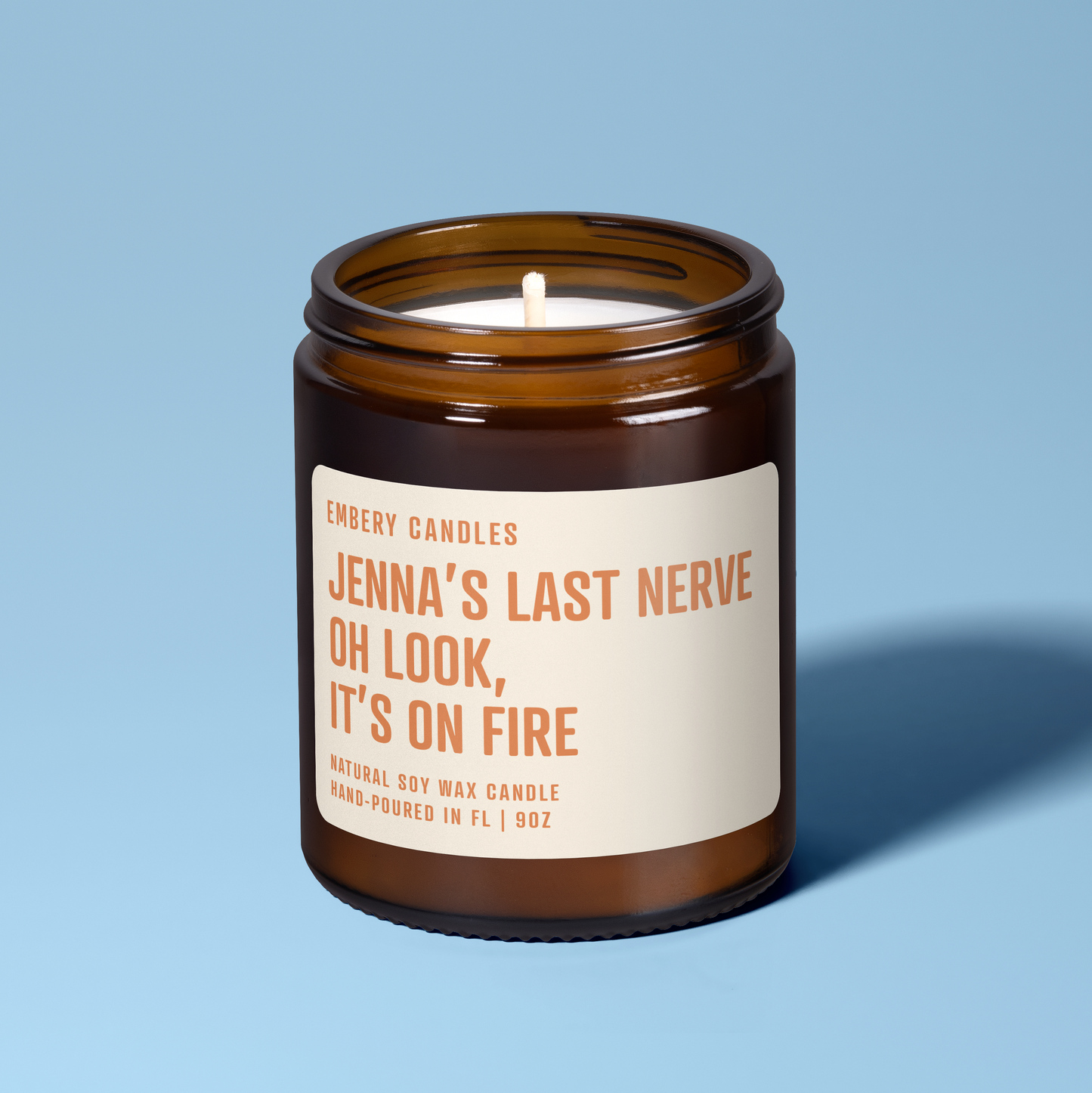 Last Nerve On Fire Soy Wax Scented Candle