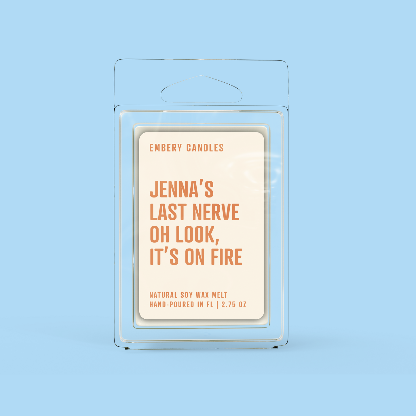 Last Nerve On Fire Soy Wax Scented Candle