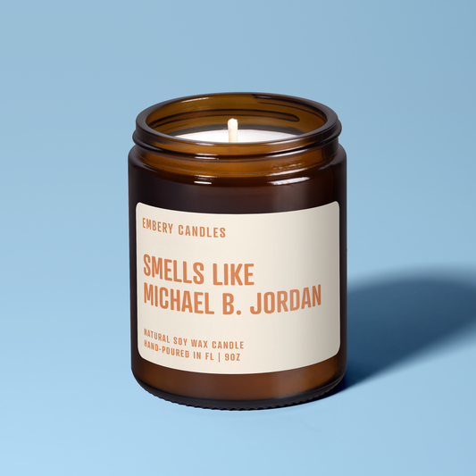 Smells Like Michael B Jordan Soy Wax Scented Candle