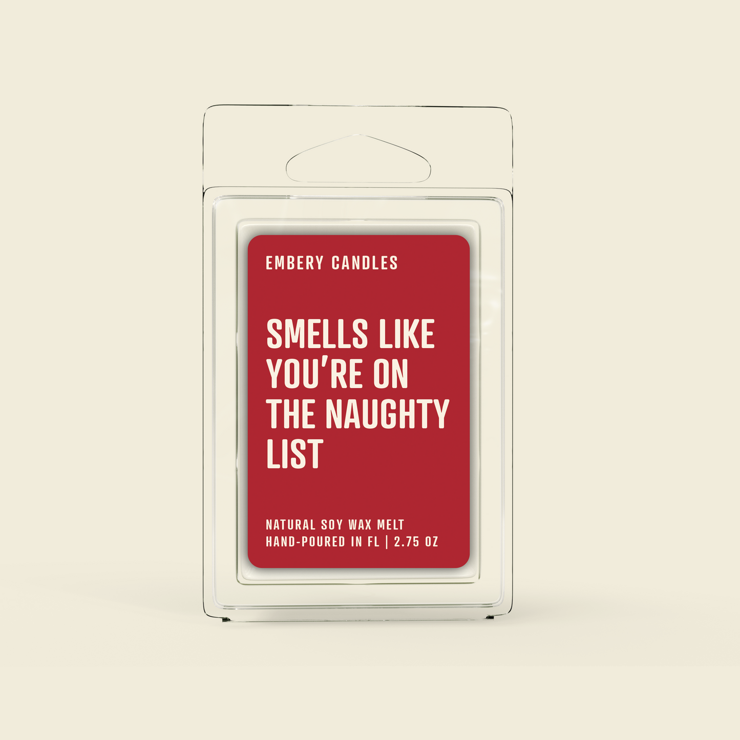 Smells Like You're on the Naughty List Soy Wax Scented Candle