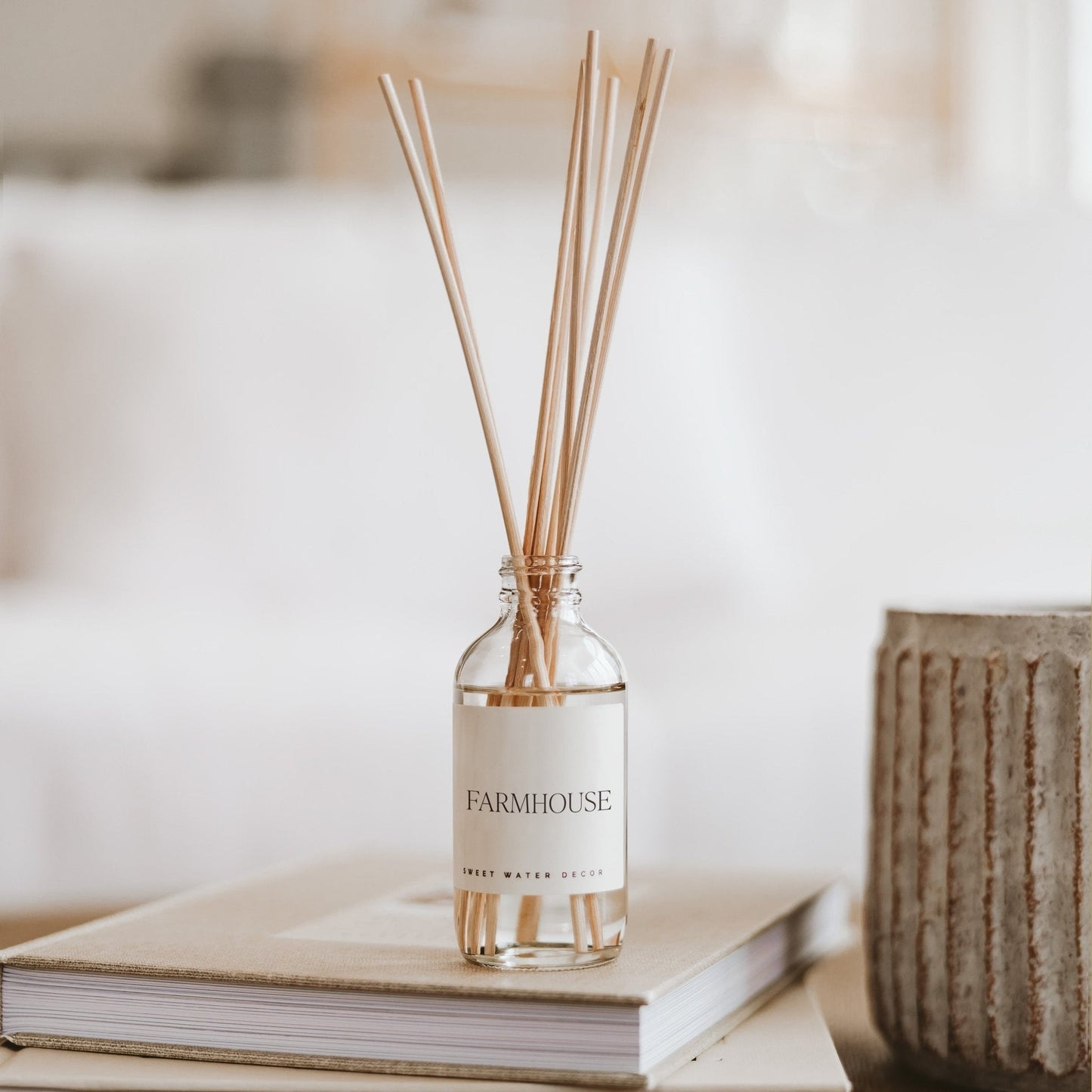 Farmhouse Clear Reed Diffuser by Sweet Water Decor