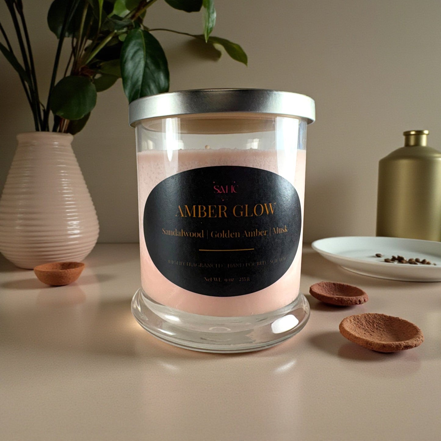 Amber Glow Scented Candle