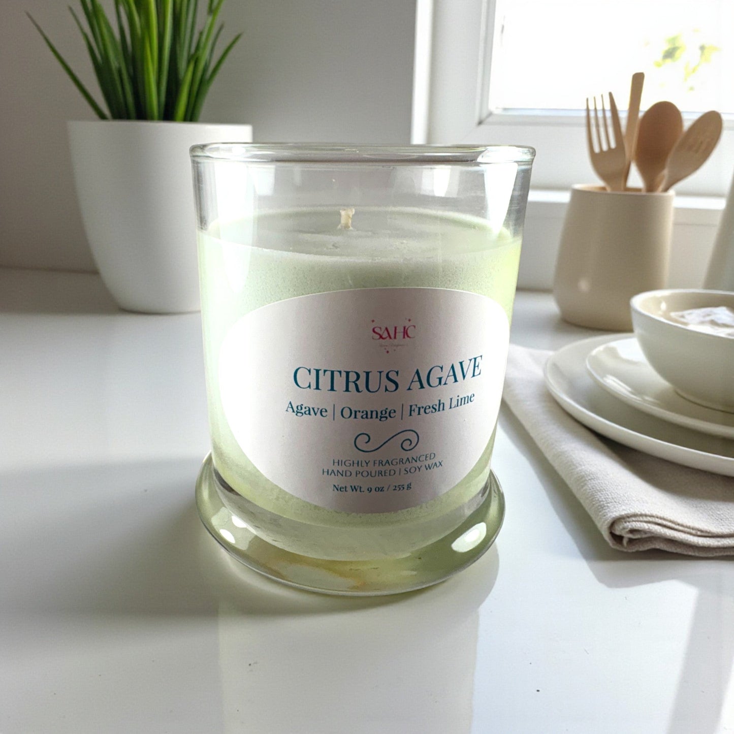 Citrus Agave Scented Candle