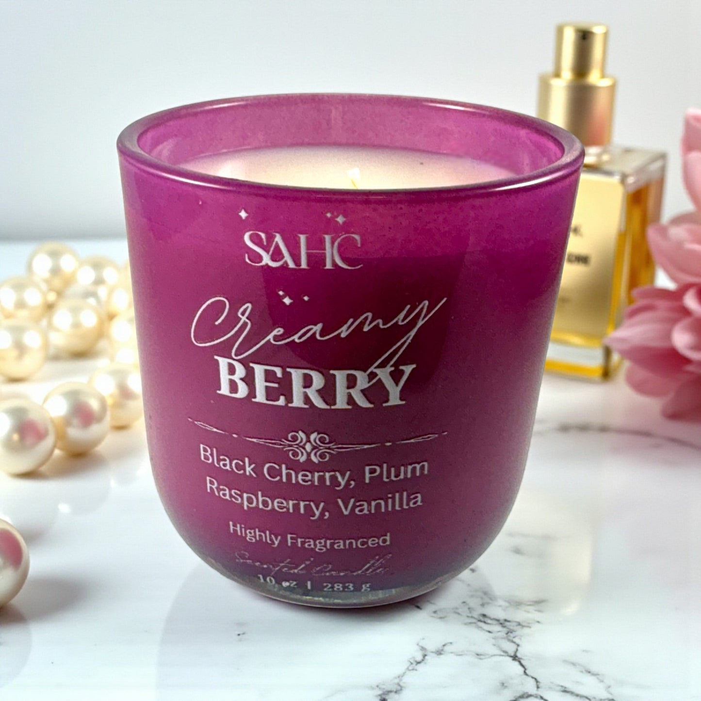 Creamy Berry Scented Candle