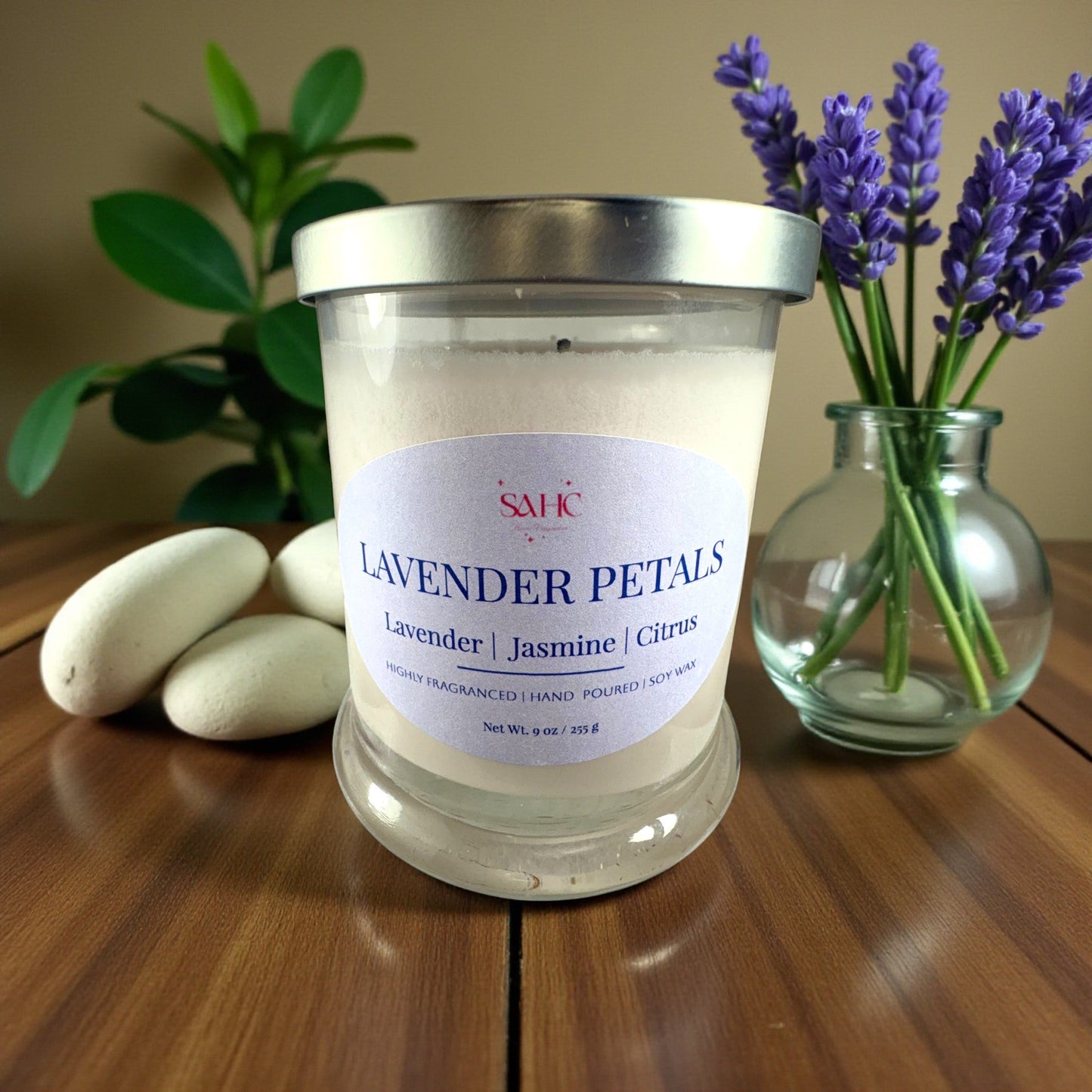 Lavender Petals Scented Candle