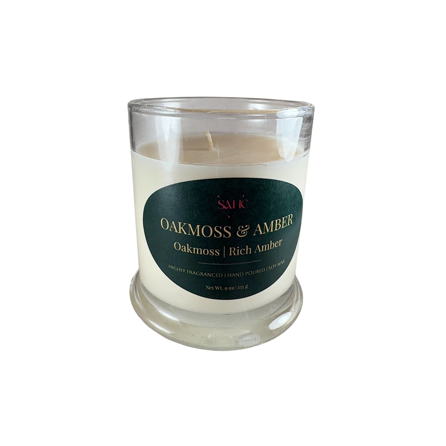 Oakmoss & Amber Scented Candle
