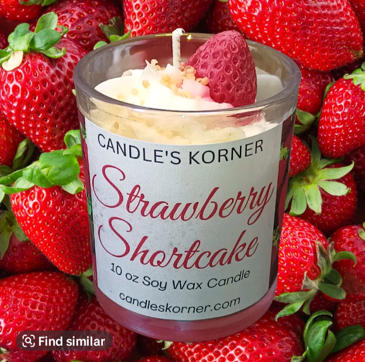 Strawberry Shortcake Candle