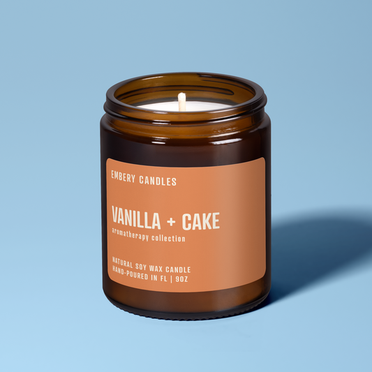 Vanilla & Cake Soy Wax Scented Candle