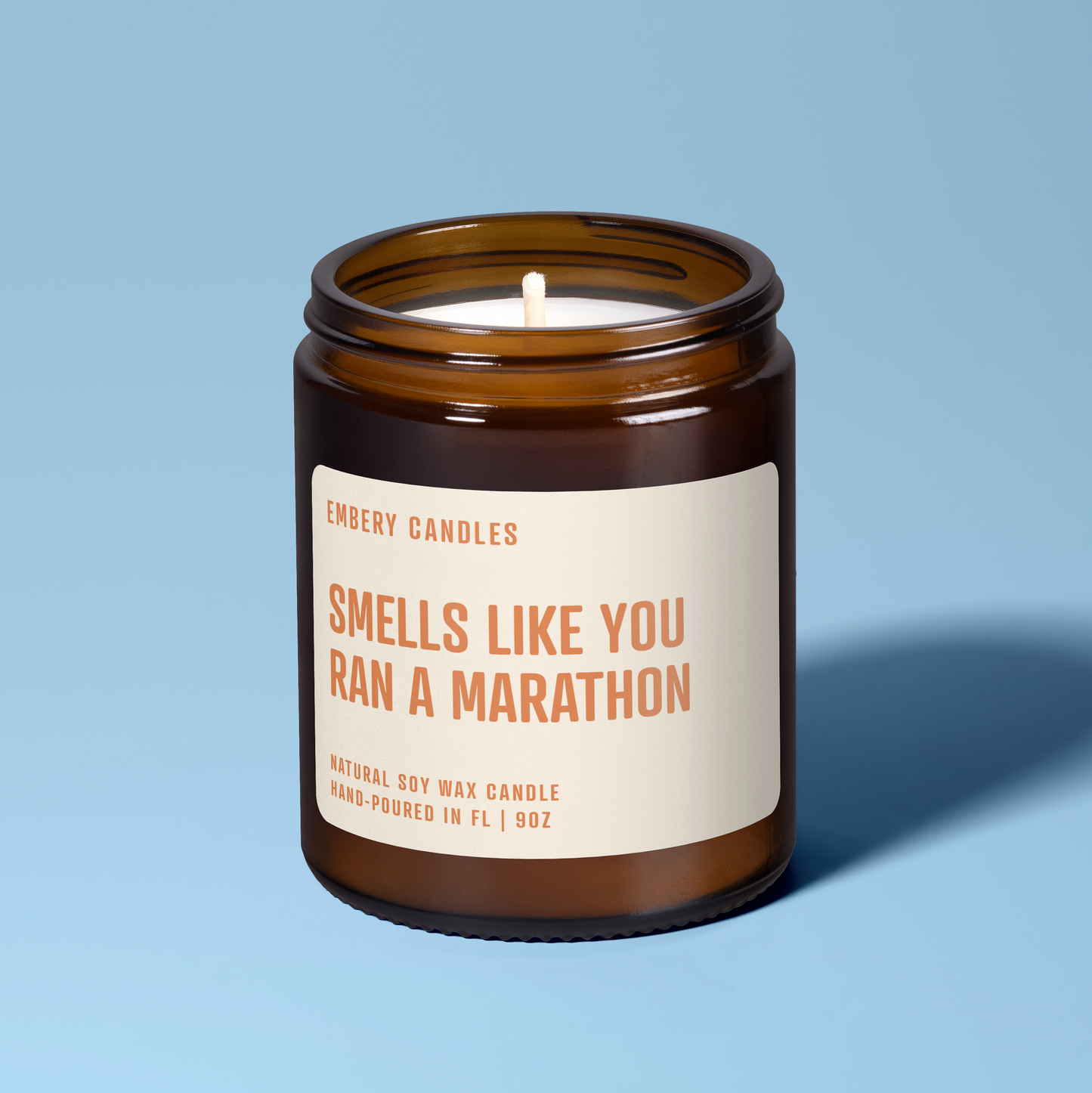 Smells Like You Ran A Marathon Soy Wax Scented Candle