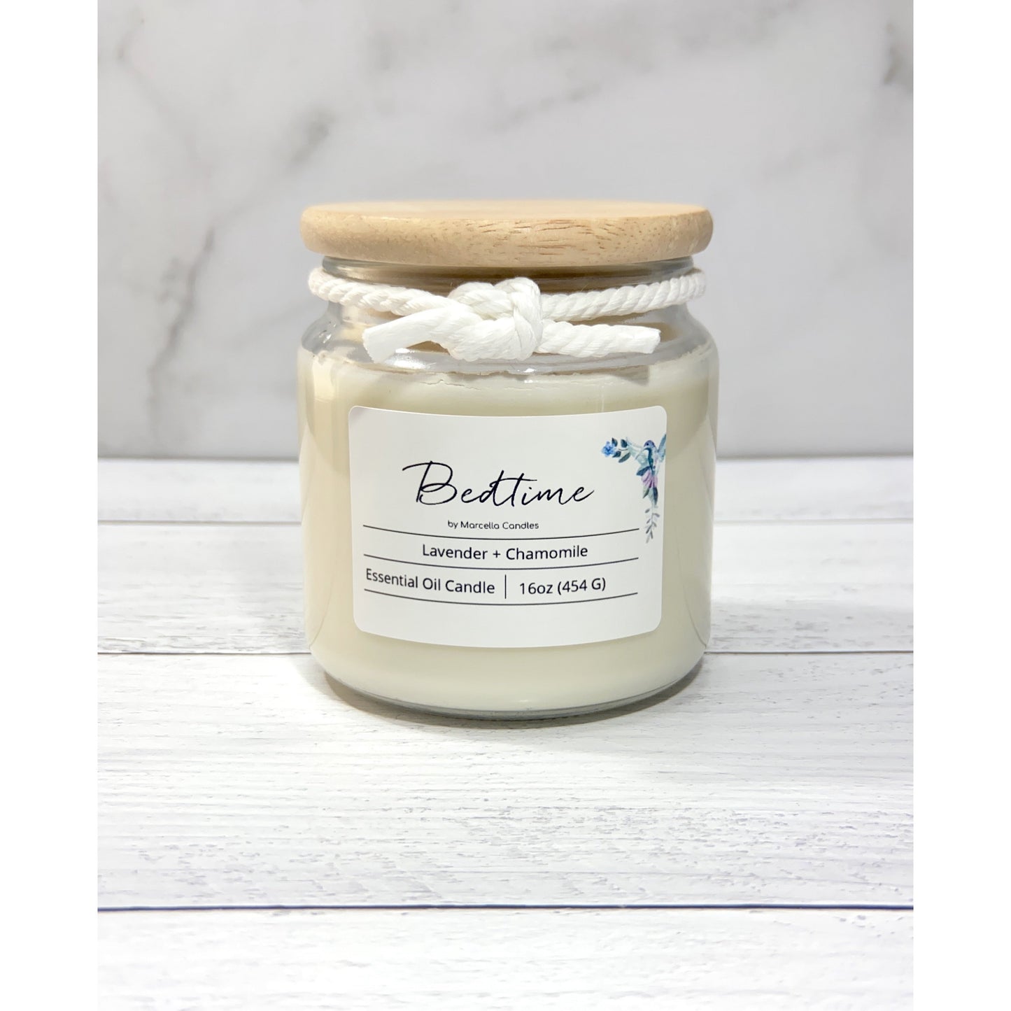 Bedtime Lavender & Chamomile Aromatherapy Candle