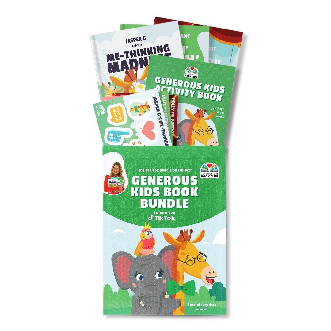 Generous Kids 3-Book Bundle With Activity Book