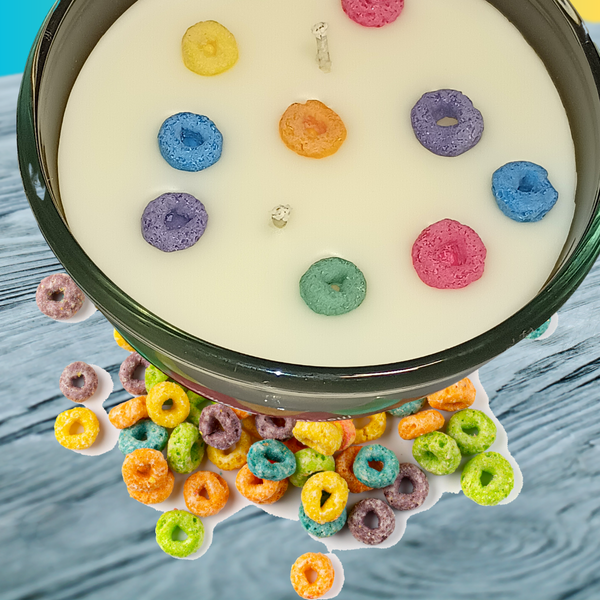 Cerealiously Fruit Loops Candle