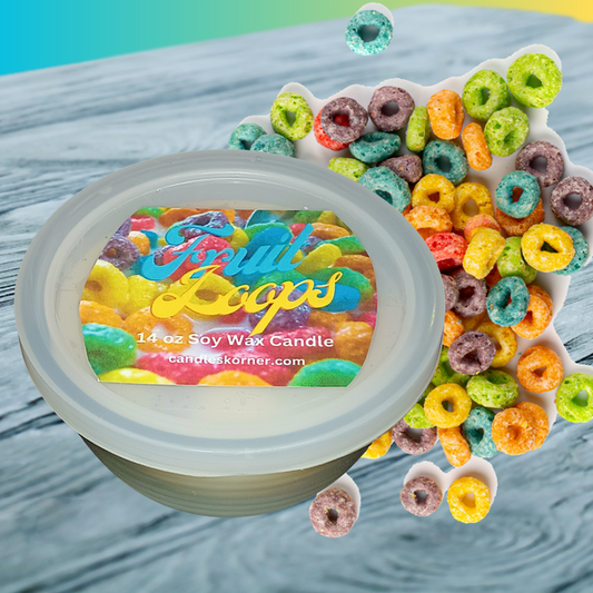 Cerealiously Fruit Loops Candle