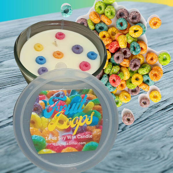 Cerealiously Fruit Loops Candle